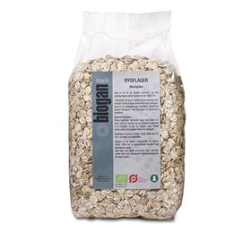 Biogan Økologiske Bygflager 500g - Perfekt til Grød og Müsli