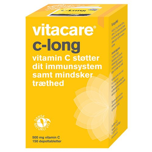 Vitacare C Long 500 Mg - Langvarig Vitamin C Effekt