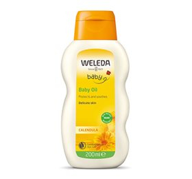 Weleda Calendula Babyolie 200 ml – Økologisk Pleje til Babyer