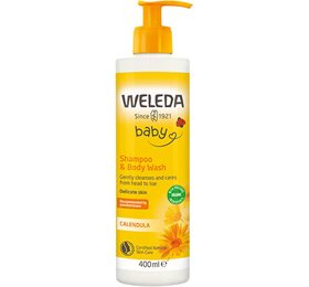 Weleda Calendula Shampoo & Body Wash 400 ml - Skånsom Pleje