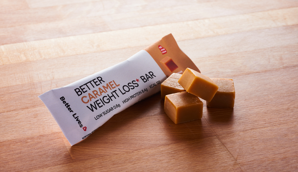 Betterlives Protein Bar til Vægttab - Karamel Smag