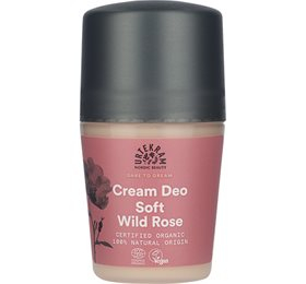Urtekram Deodorant Creme Roll-On med Vild Rose 50ml