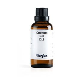 Allergica Cuprum Sulf D12 Bull 50ml – Homøopatisk Medicin