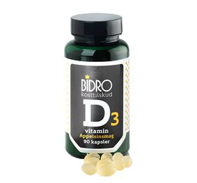 Bidro D Vitamin 38 µg – Appelsinkapsler, 90 stk.