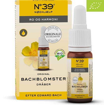 Bachflower No 39 Økologiske Nødhjælpsdråber 20ml - Hurtig Løsning