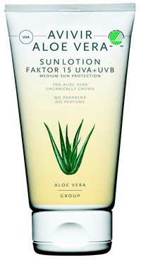 Avivir Aloe Vera Solcreme SPF 15 - 150 ml på tilbud!