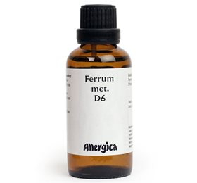 Allergica Ferrum Met D6 Bull 50 Ml - Homøopatisk Middel