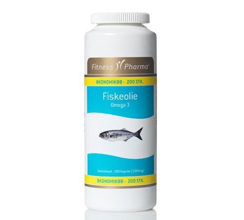 Fiskeolie Fitness Pharma   200 Kapsler