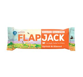 Glutenfri Flapjack med Abrikos og Mandel – Sund Snack 80g
