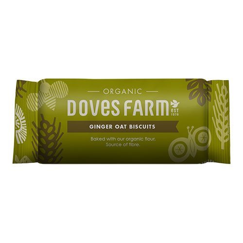Ginger Oat Biscuits økologisk   200 Gram