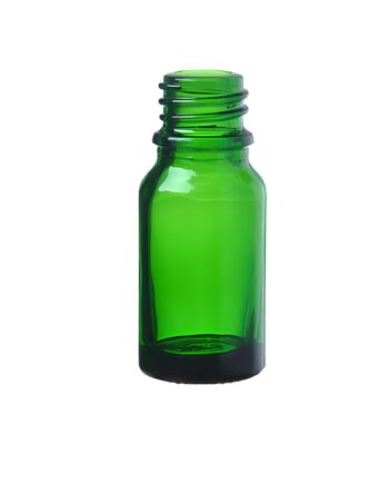 10 Ml Grøn Glasflaske til Olier - Hurtig Levering!