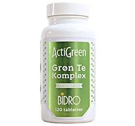 Bidro Grøn Te Komplex 120 Tabletter - Naturlig Sundhedstilskud