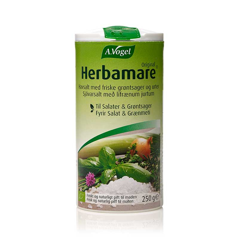 A. Vogel Økologisk Herbamare Urtesalt 250 G - Smagfuld Forbedring