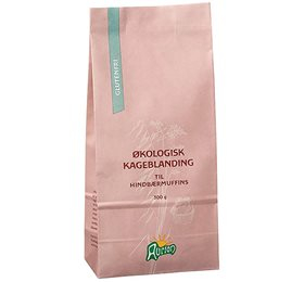 Økologisk Glutenfri Hindbærmuffinsblanding - 300 g