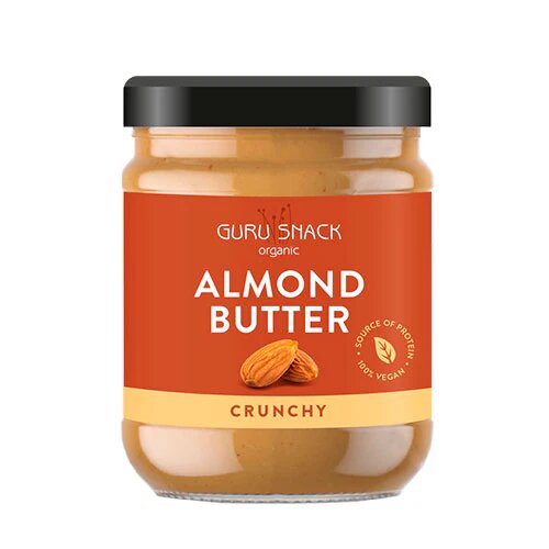 Almond Butter Crunchy øko    250 Gram