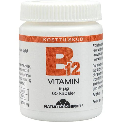 B12 Vitamin 9 Mcg