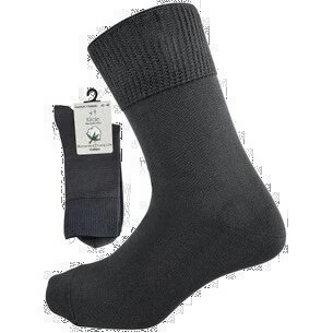 Cotton   Diabetic   Comfort Sok  Grå Str  39 42