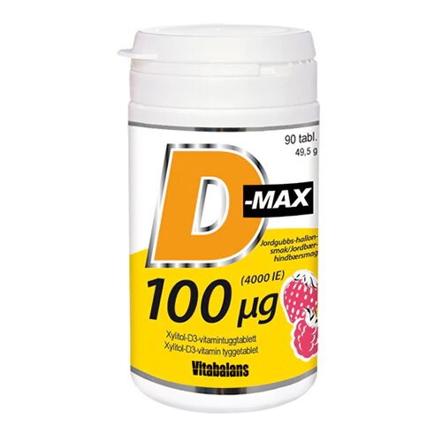 Vitabalans D Max 100  G   90 Tabletter