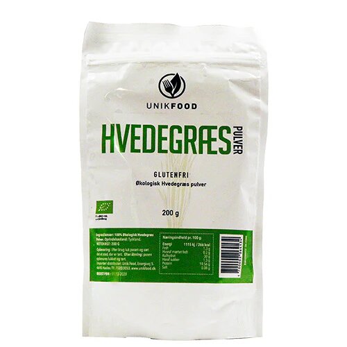 Hvedegræs Pulver øko    200 Gram