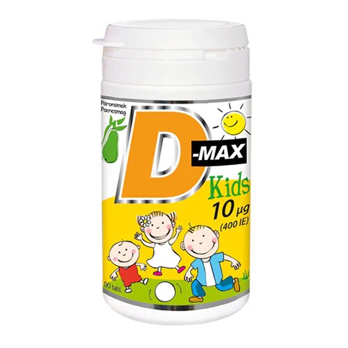 Vitabalans D Max Kids 10 G 90 Tabletter