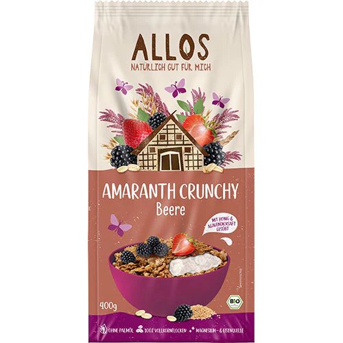 Amarant Granola M  Bær øko    400 Gram