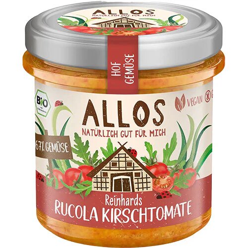 Smørepålæg Rucola And Cherry Tomat øko    135 Gram