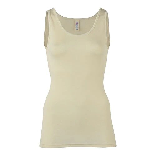 Top  Uld Silke  Natural  Str  46 48