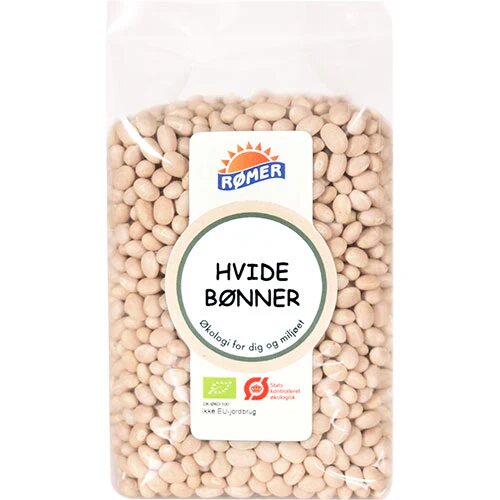 Bønner Hvide øko    500 Gram