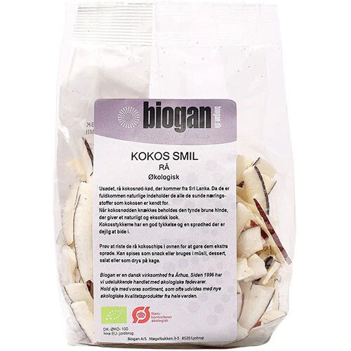 Kokos Smil Rå øko    175 Gram