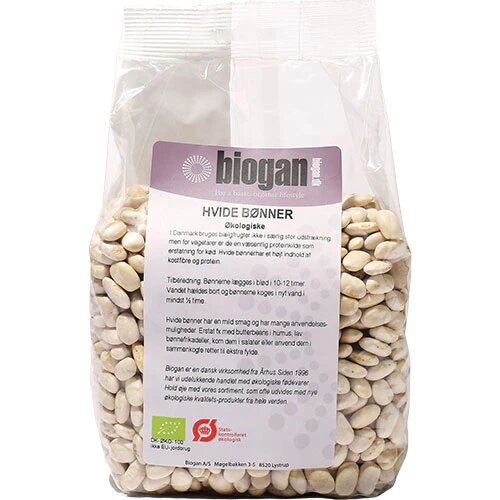 Bønner Hvide øko    750 Gram