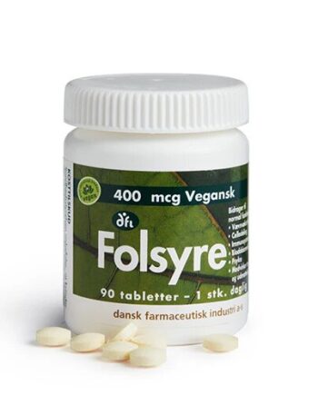 Folsyre   400 Mcg    90 Tabl