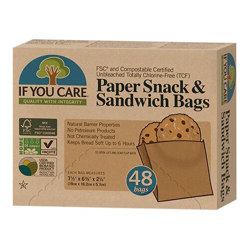 Sandwich Poser Ublegede 100  Nedbrydelig   48 Stk