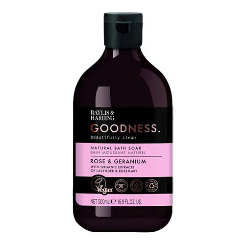 Badesæbe Rose   Geranium Baylis   Harding Goodness   500 Ml
