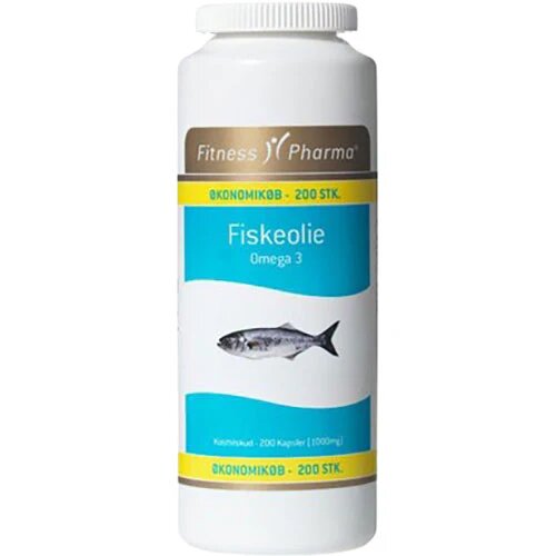 Fiskeolie Fitness Pharma   200 Kapsler