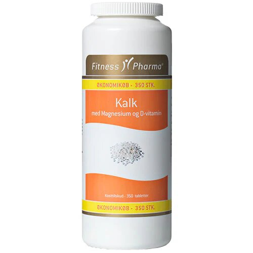 Kalk M  Magnesium Og D3 Vitamin Fitness Pharma   350 Tab