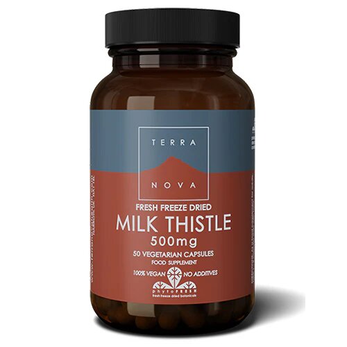 Terra Nova Milk Thistle Marietidsel 500mg   50 Kap