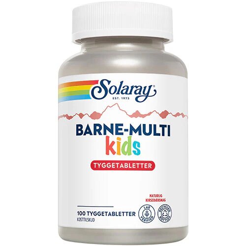 Barne Multi Tyggetablet   100 Tabl