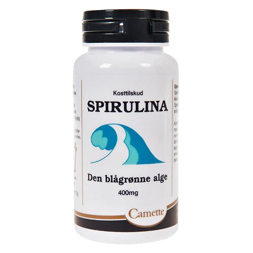 Spirulina Den Blågrønne Alge   180 Tabletter