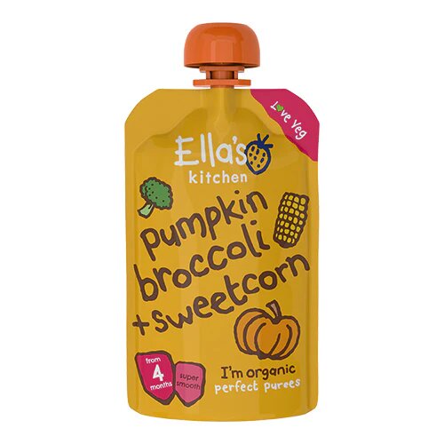 Babymos ø Græskar  Broccoli   Sweetcorn   120 Gram