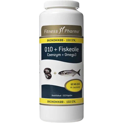 Q10 M  Fiskeolie   150 Kapsler