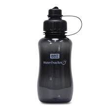 Watertracker Drikkeflaske Grå Sort 0,5 L - Hold styr på væsken!