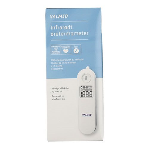 Infrarødt øretermometer   1 Stk