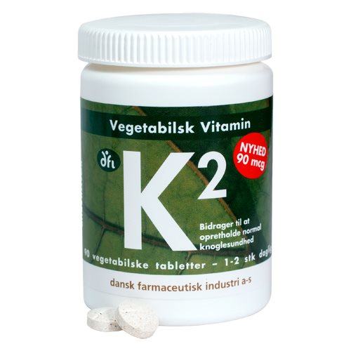 K2 Vitamin 90 Mcg Vegetabilsk 90 Tabletter