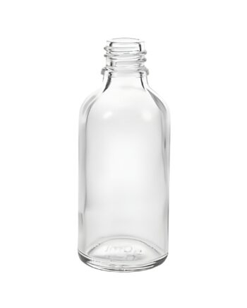 50 Ml  Klar Glasflaske   Din18