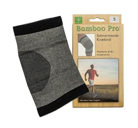 Bamboo Knæbind – Selvvarmende Støtte mod Ømhed og Stivhed