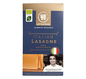 Urtekram Fuldkorn Lasagneplader 250g – Sund Italiensk Kvalitet