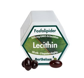 Berthelsen Lecithin 90 Kapsler - Sundhedsboost til velvære
