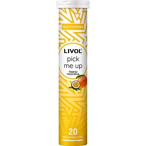 Livol Pick Me Up  Tropisk Smag   20 Tabletter