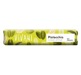 Vivani Mælkechokolade med Pistacie - Økologisk Delikatesse 40g