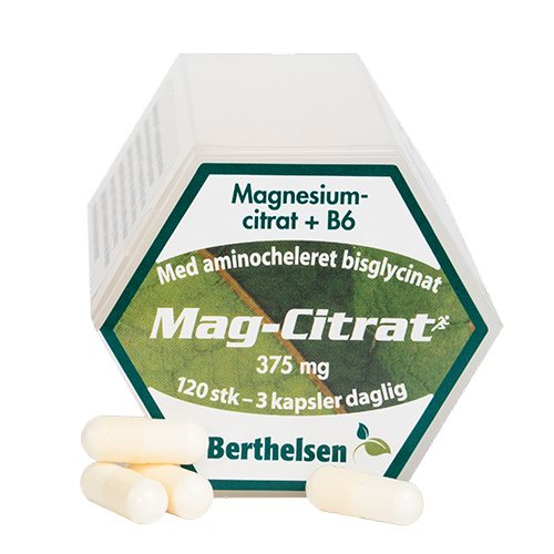 Vegansk Magnesiumtilskud - Dfi Mag Citrat 120 Kap.